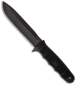 SOG Force Knife Fixed Blade (6" Black Plain) SE38