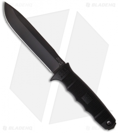 SOG Force Knife Fixed Blade (6" Black Plain) SE38