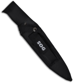 SOG Jungle Warrior Fixed Blade Knife (9.75" Black Plain) F14