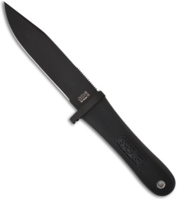 SOG NW Ranger 2.0 Fixed Knife w/ Leather Sheath (5.2" Black Plain) S241