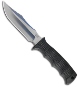 SOG Seal Pup Elite Fixed Knife w/ Nylon Sheath (Satin PLN) E37-N