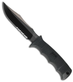SOG Seal Pup Elite Fixed Knife w/ Kydex Sheath (TiNi SER) E37T-K