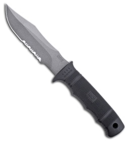 SOG Seal Pup Fixed Knife w/ Nylon Sheath (Powder Coat SER) M37-N