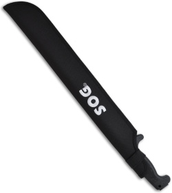 SOG SOGfari Machete - 18" Fixed Blade Knife w/ Sheath (Black) MC-02