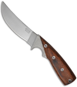 SOG Woodline Small Fixed Blade Knife w/ Leather Sheath (Satin PLN) WD-02