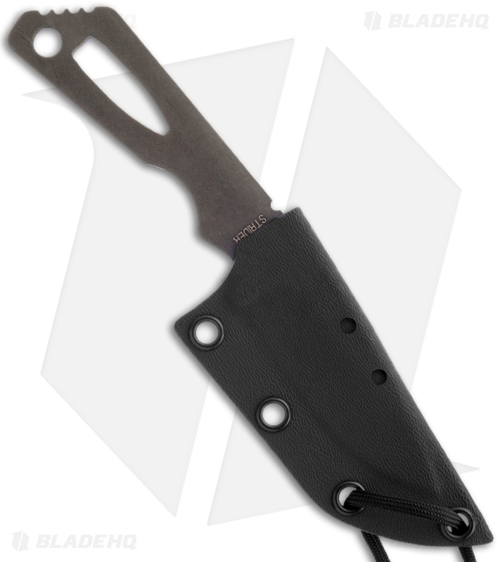 Strider EDMK11 Fixed Blade Neck Knife (2.75" Black) Blade HQ