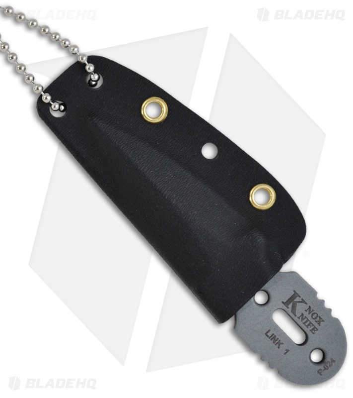 TOPS Knives OSSStyle Thumb Dagger Knox Knife (Gray PLN) KNOX01 Blade HQ