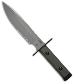 Zero Tolerance ZT-9 Bayonet S30V Fixed Blade Knife (Stonewash PLN)
