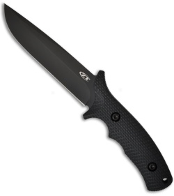 Zero Tolerance 0170 Military Fixed Blade Combat Knife (5.7" Black Plain)