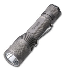4Sevens Quark 123-2 Turbo Satin Titanium Flashlight Cree XP-G S3 LED 214 Lumens