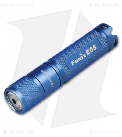 Fenix E05 Blue Flashlight Compact EDC CREE XP-E R3 LED Light 27 Lumens