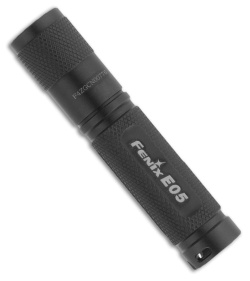 Fenix E05 Black Flashlight CREE XP-E R3 LED 27 Lumens w/ Battery