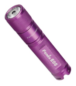 Fenix E05 Purple Flashlight EDC CREE XP-E R2 LED Light 27 Lumens *Discounted*