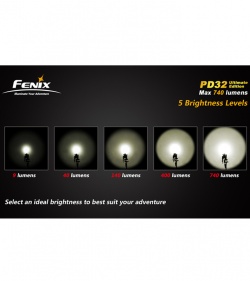 Fenix PD32 Ultimate Edition Flashlight Cree XM-L (T6) LED Max 740 Lumens PD32UE