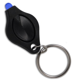 LRI Photon Micro-Light LED Safety Keychain Flashlight (Blue)