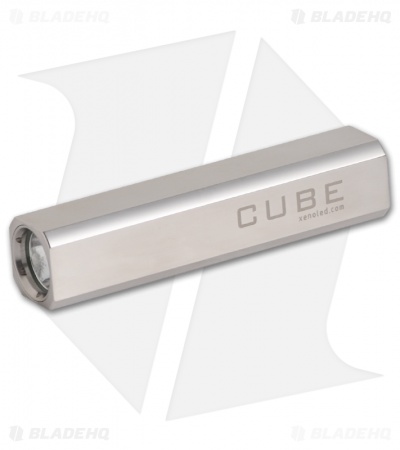 XENO Cube Polished E11-V7 LED Flashlight CREE XM-L 1B (T6) Cool White 430 Lumens