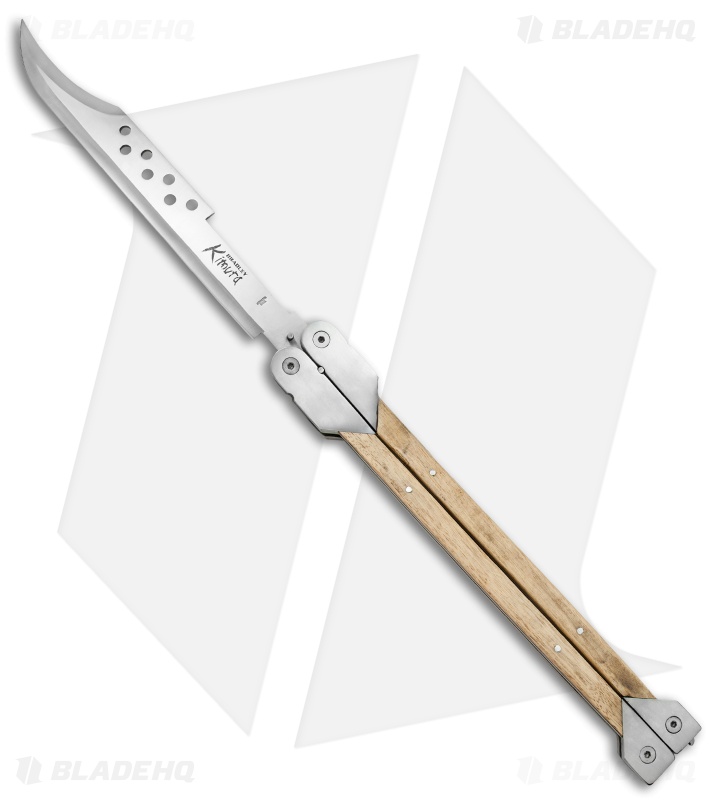 Bradley Cutlery Titan Kimura Butterfly Knife WhiteEbony Wood (19