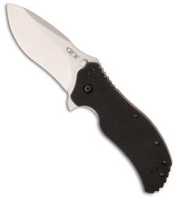 Zero Tolerance 0350SW Spring Assisted Folder Knife (3.25" Stonewash Plain) ZT