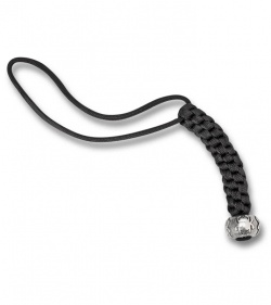 Spyderco Lanyard w/ Round Pewter Spyder Bead