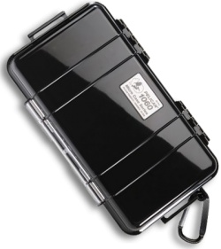 Pelican 1060 Micro Case Water Resistant Storage w/ Carabiner (Black)