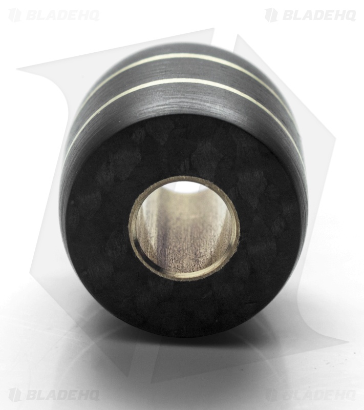 St. Clair Designs Carbon Fiber & Brass Lanyard Bead Blade HQ