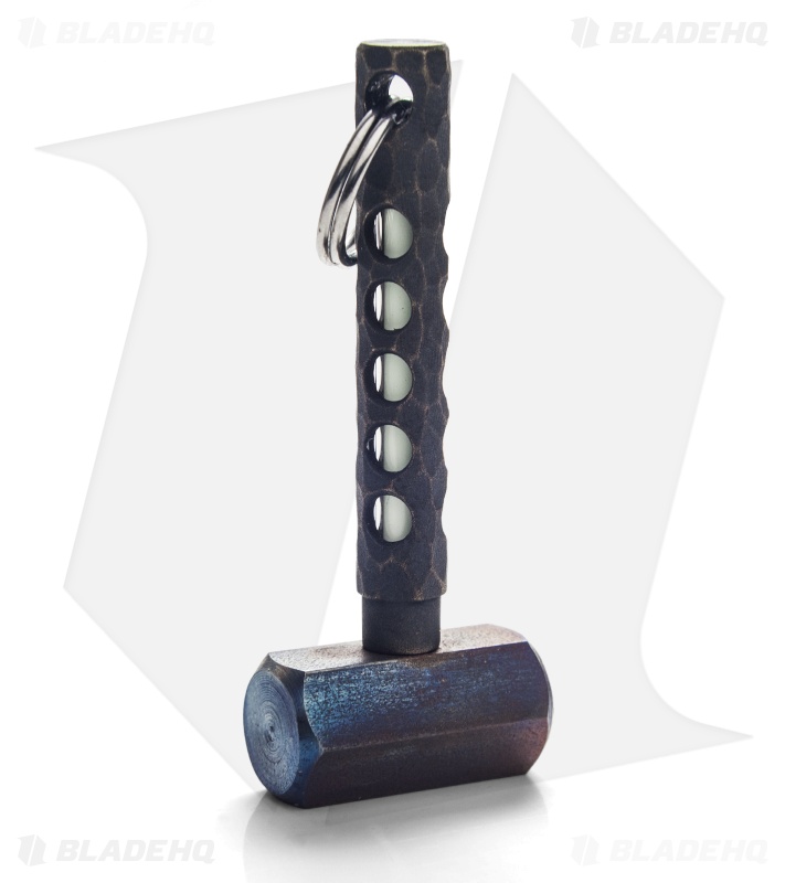 Spalinger Gear Tritium Hammer Bead Carved Titanium Blade HQ