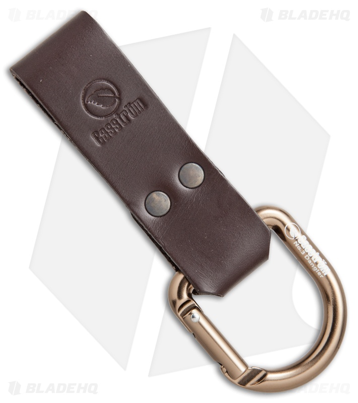 Casstrom No. 3 Dangler Sheath Extension Carabiner DRing (Dark Brown