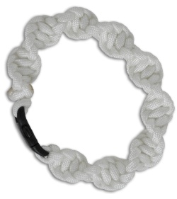 Beefsnake Paracord Survival Bracelet (White)