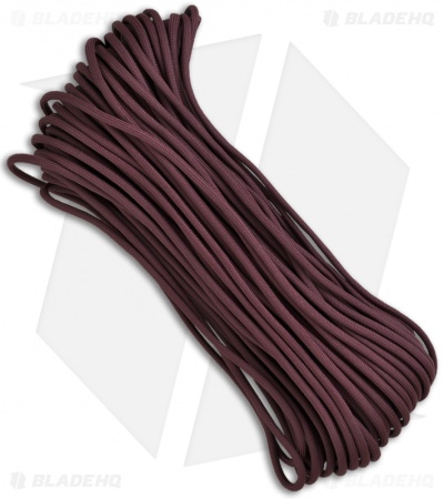Maroon Nylon Braided 550 Cord Paracord (100')
