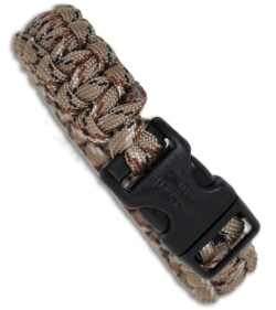 Wilson Tactical Para-Cord Survival Bracelet (Desert Camo)