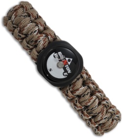 Wilson Tactical Para-Cord Survival Bracelet w/ Brunton Compass (Desert Camo)