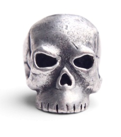 Schmuckatelli Original Classic Skull Lanyard Bead (Pewter)