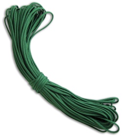 Green Nylon Braided 550 Cord Paracord (100')