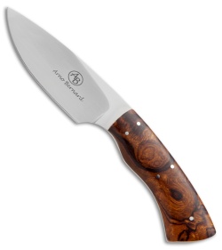 Arno Bernard Knives Gecko Fixed Blade Knife w/Desert Ironwood (2.75" Satin) 5303