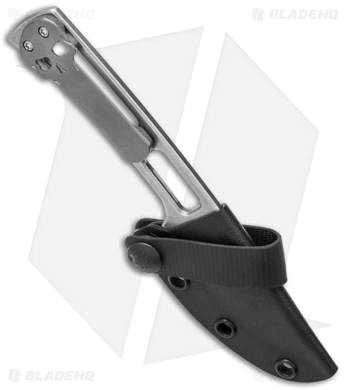 Chaves RCK9 Pocket Carry Fixed Blade Knife (3" Stonewash) Blade HQ