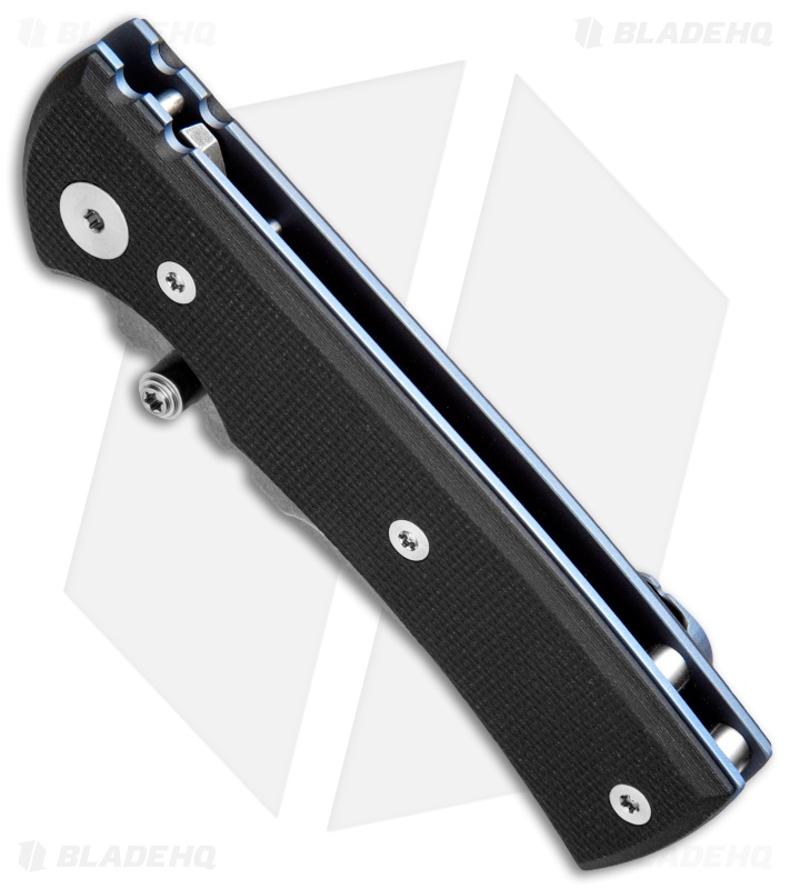 Chaves Knives 228 Street Version 5 Liner Lock Knife Black G10 (3