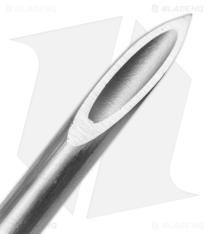 Crawford Custom 7" Stainless Steel Survival Straw (Satin) Blade HQ