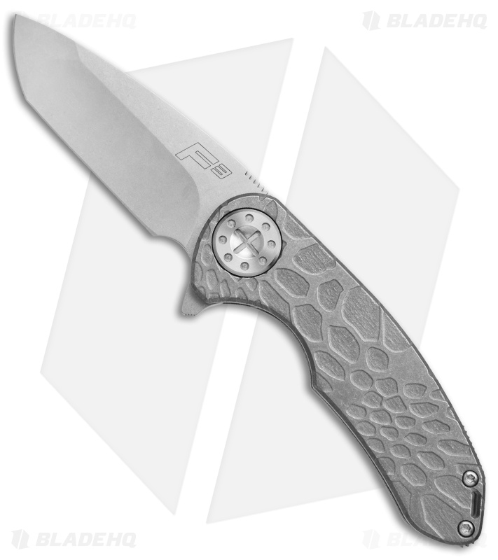 Curtiss Knives F3 Medium Frame Lock Knife Kryptek Titanium (3.25