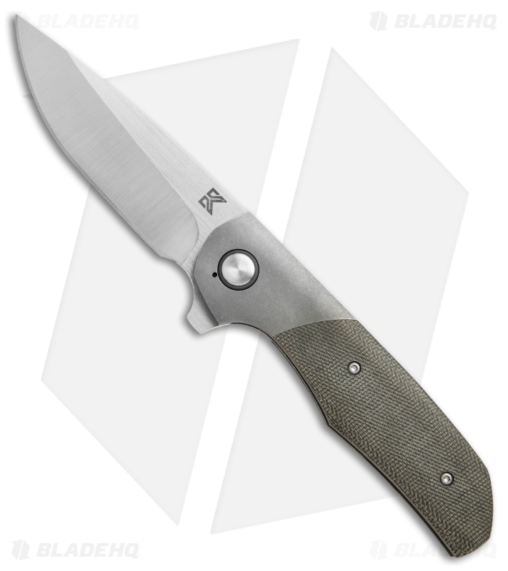 Eutsler Custom Equalizer Bolster Lock Knife Micarta (3.375" Satin