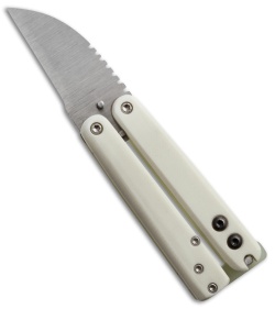 Nathan Dewey Custom Gremlin Mini Balisong Butterfly Knife (1.875" Satin)