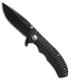 Tim Britton Knives Custom Mini Tango 2 Knife Black Titanium (3" Black)