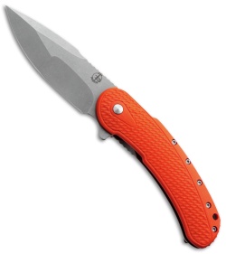 Todd Begg Field Grade Bodega Flipper Knife Orange G10 (3.75" SW Compound)