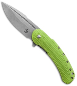 Todd Begg Field Grade Bodega Flipper Knife Toxic G10 (3.75" SW Fluted) Ceramic