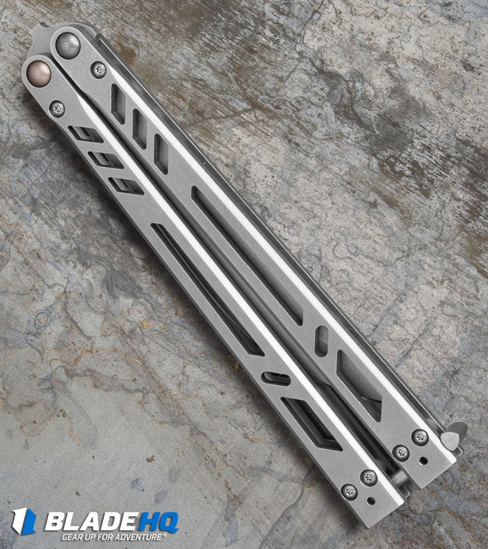BRS Barebones Balisong Butterfly Knife Stainless Steel (4.375