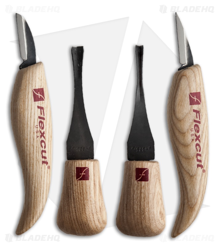 Flexcut Carving Knives Beginner Palm & Knife Set Blade HQ