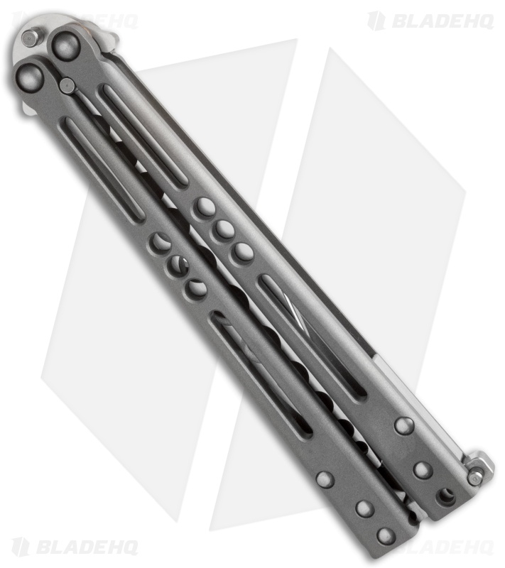 Hom Design Prodigy Trainer Titanium Balisong Butterfly Knife Blade HQ