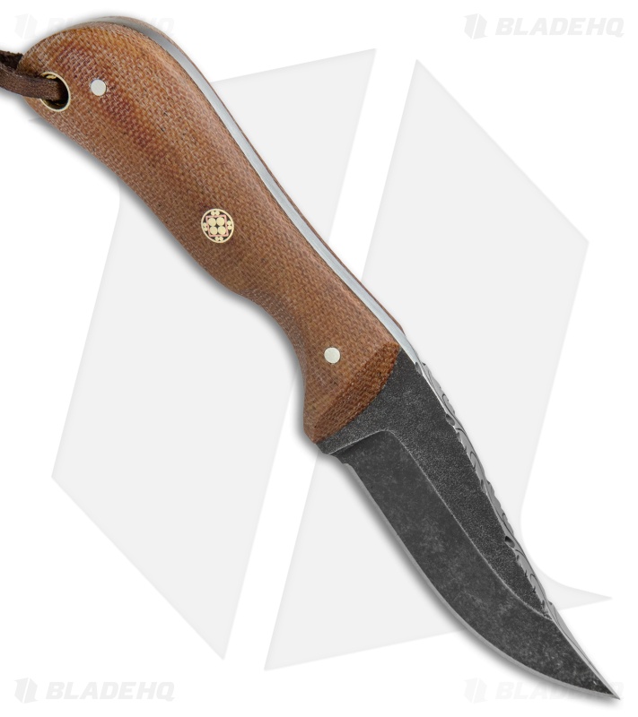 Smith & Sons Ranch Hand Fixed Blade Knife Natural Micarta (2.75" Black