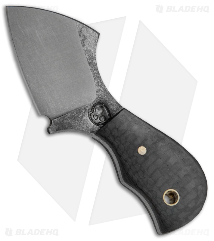 Suwannee River Frog Knife LVA Carbon Fiber w/ Leather Sheath (1.75