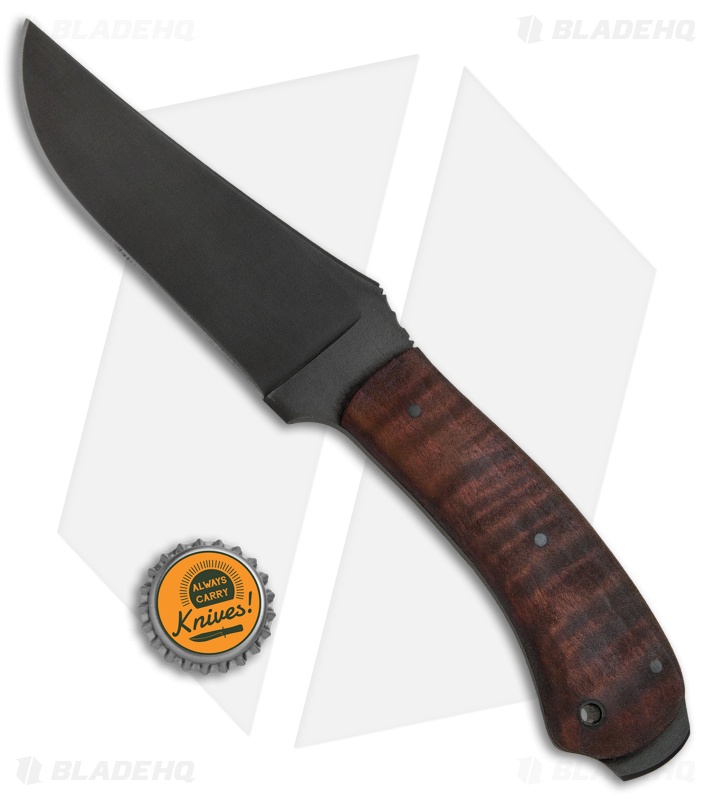 Winkler Knives WKII Crusher Belt Knife Maple (4.875" Black Caswell