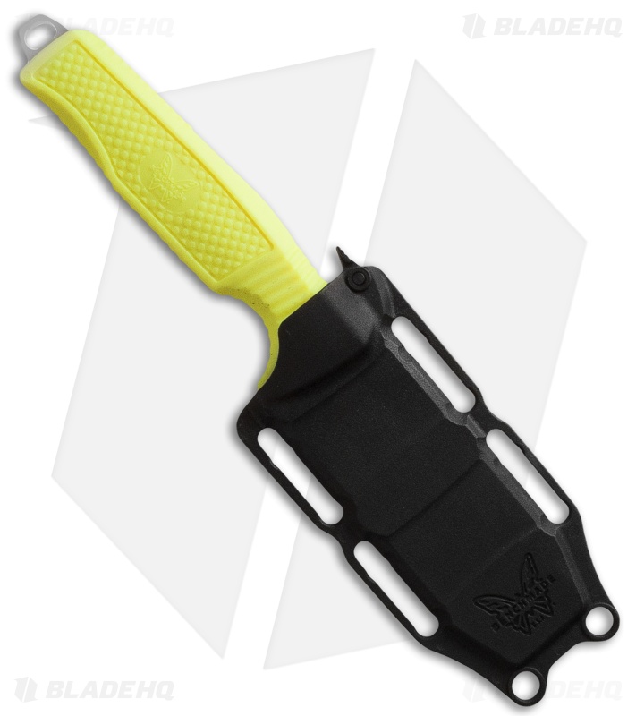Benchmade Opposing Bevel H2O Dive Knife Yellow (3.5" Satin Serr) 112S